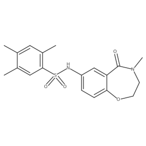2,4,5-trimethyl-N-(4-methyl-5-oxo-2,3,4,5-tetrahydrobenzo[f][1,4]oxazepin-7-yl)benzenesulfonamide Structure