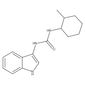1-(1H-indol-3-yl)-3-(2-methylcyclohexyl)urea Structure