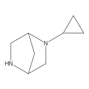 (1S,4S)-2-cyclopropyl-2,5-diazabicyclo[2.2.1]heptane Structure