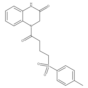 4-(4-tosylbutanoyl)-3,4-dihydroquinoxalin-2(1H)-one Structure