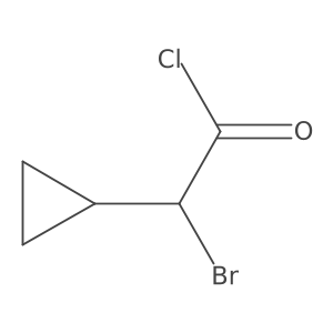 2-Bromo-2-cyclopropylacetyl chloride Structure