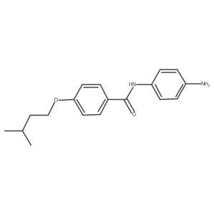 N-(4-Aminophenyl)-4-(isopentyloxy)benzamide结构式