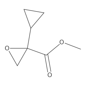 Methyl 2-cyclopropyloxirane-2-carboxylate结构式