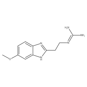 1-(2-(5-Methoxy-1H-benzo[D]imidazol-2-YL)ethyl)guanidine结构式