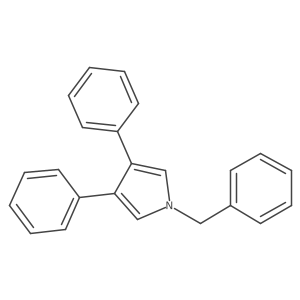 3,4-Diphenyl-1-(phenylmethyl)-1H-pyrrole Structure