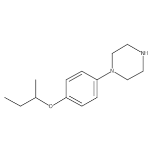 1-[4-(Butan-2-yloxy)phenyl]piperazine Structure