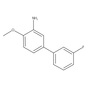 3'-Fluoro-4-methoxybiphenyl-3-amine Structure
