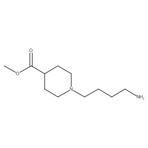 Methyl 1-(4-aminobutyl)piperidine-4-carboxylate Structure