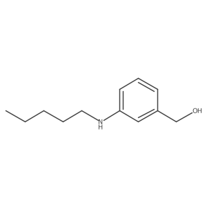 [3-(Pentylamino)phenyl]methanol结构式
