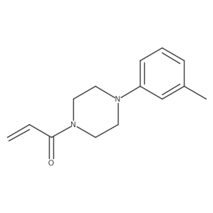 1-[4-(3-Methylphenyl)piperazin-1-yl]prop-2-en-1-one Structure
