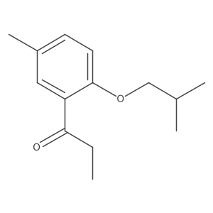 2'-iso-Butoxy-5'-methylpropiophenone Structure