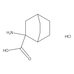 2-Aminobicyclo[2.2.2]octane-2-carboxylic acid hydrochloride Structure