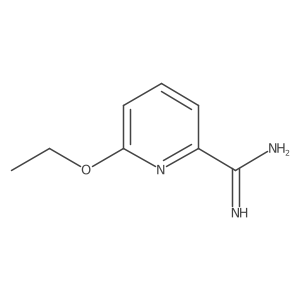 6-Ethoxy-2-pyridinecarboximidamide结构式
