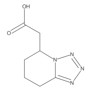 2-(5,6,7,8-Tetrahydrotetrazolo[1,5-a]pyridin-5-yl)acetic acid Structure