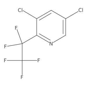 3,5-Dichloro-2-pentafluoroethyl-pyridine结构式