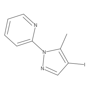 2-(4-iodo-5-methyl-1H-pyrazol-1-yl)pyridine Structure