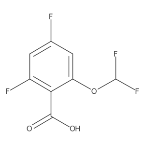 2-(Difluoromethoxy)-4,6-difluorobenzoic acid Structure