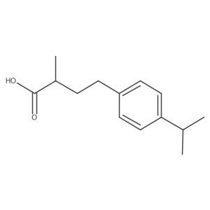 2-Methyl-4-[4-(propan-2-yl)phenyl]butanoic acid结构式