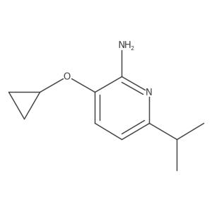 3-Cyclopropoxy-6-isopropylpyridin-2-amine Structure