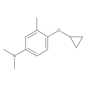 4-Cyclopropoxy-N,N,3-trimethylaniline结构式