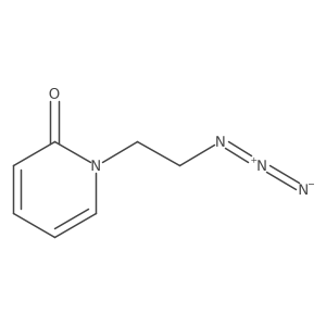1-(2-Azidoethyl)-1,2-dihydropyridin-2-one Structure