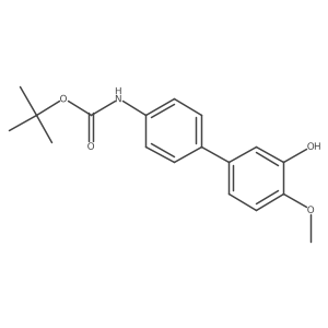 5-(4-BOC-Aminophenyl)-2-methoxyphenol Structure