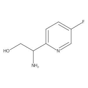 2-Amino-2-(5-fluoropyridin-2-yl)ethan-1-ol Structure