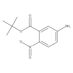 Tert-butyl 5-amino-2-nitrobenzoate结构式