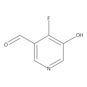 4-Fluoro-5-hydroxynicotinaldehyde结构式