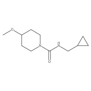 N-(cyclopropylmethyl)-4-methoxypiperidine-1-carboxamide Structure