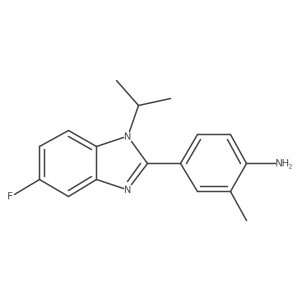 4-[5-fluoro-1-(propan-2-yl)-2,3-dihydro-1H-1,3-benzodiazol-2-ylidene]-2-methylcyclohexa-2,5-dien-1-imine Structure