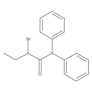 2-Bromo-N,N-diphenylbutanamide Structure