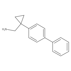 1-(4-Biphenylyl)cyclopropanemethanamine结构式