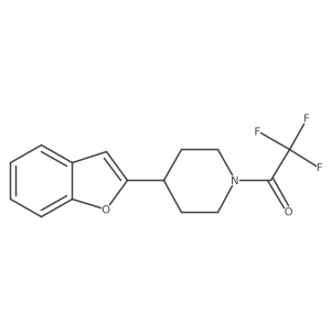 1-(4-Benzofuran-2-yl-piperidin-1-yl)-2,2,2-trifluoroethanone Structure