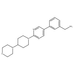 (3-(2-(4-Morpholinopiperidin-1-yl)pyrimidin-5-yl)phenyl)methanamine结构式