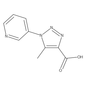 5-methyl-1-(3-pyridinyl)-1H-1,2,3-triazole-4-carboxylic acid Structure
