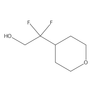 2,2-Difluoro-2-(oxan-4-yl)ethanol Structure