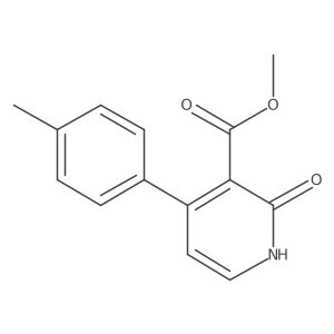 2-Hydroxy-4-p-tolyl-nicotinic acid methyl ester Structure