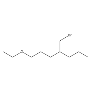 4-(Bromomethyl)-1-ethoxyheptane结构式