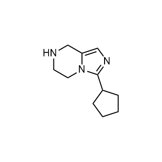 3-Cyclopentyl-5,6,7,8-tetrahydroimidazo[1,5-A]pyrazine Structure