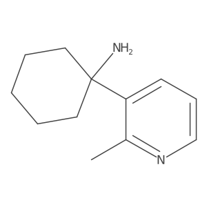 1-(2-Methylpyridin-3-yl)cyclohexan-1-amine结构式