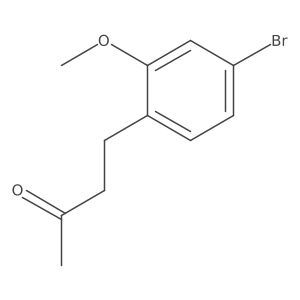 4-(4-Bromo-2-methoxyphenyl)butan-2-one结构式