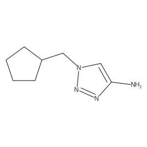 1-(cyclopentylmethyl)-1H-1,2,3-triazol-4-amine Structure
