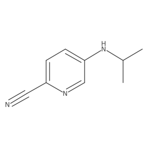 5-[(Propan-2-yl)amino]pyridine-2-carbonitrile Structure