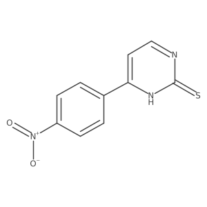 4-(4-Nitrophenyl)pyrimidine-2-thiol Structure