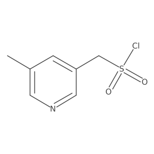 (5-Methylpyridin-3-YL)methanesulfonyl chloride结构式