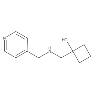 1-({[(Pyridin-4-yl)methyl]amino}methyl)cyclobutan-1-ol Structure