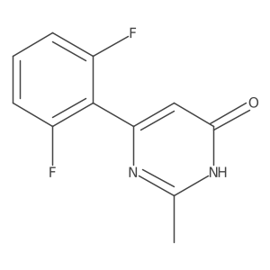 6-(2,6-Difluorophenyl)-2-methylpyrimidin-4-ol Structure