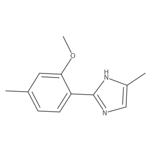2-(2-Methoxy-4-methylphenyl)-5-methyl-1H-imidazole Structure