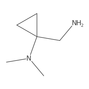 1-(aminomethyl)-N,N-dimethylcyclopropan-1-amine Structure